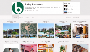 Pinterest Bailey Properties page