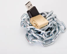 Pen drive locked