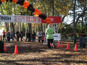 Caputo of Yardi finishing 5K