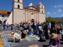 At Santa Barbara Mission