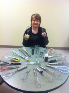 Julie loves whisks Julie Bradley and whisks