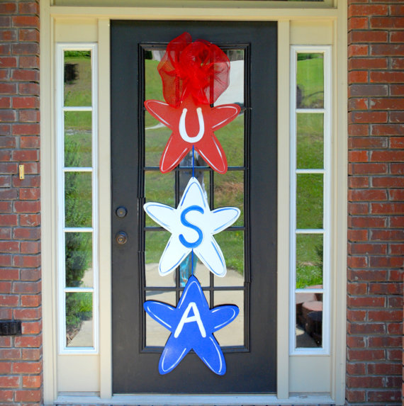 Fourth of July Door Decor