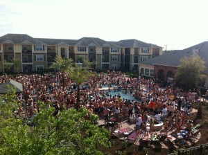 Reliving spring break at a Greystar community.