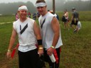 Alex and David before the run
