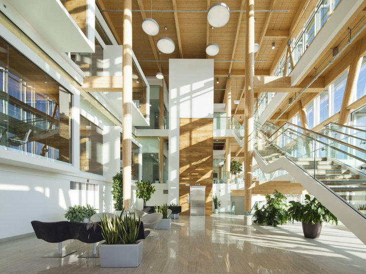 Interior of Glaxo Smith Kline Admin building - Quebec