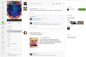 Google Communities conversation among users