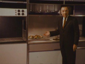 Cronkite-kitchen Walter Cronkite in the Kitchen of the Future
