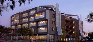 Sierra Bonita - green affordable housing in Southern California. Photo via Patrick Tighe Architecture