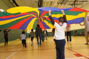 Children in foster care and prospective adoptive parents play at a MARE Adoption Party. Credit: Brian Sullivan