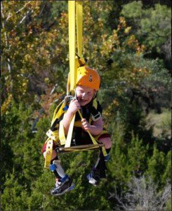 Candlight zip line