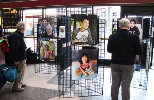 MARE’s Heart Gallery display of portraits of children awaiting adoption.