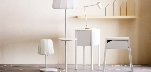 Wireless charging furniture from IKEA.