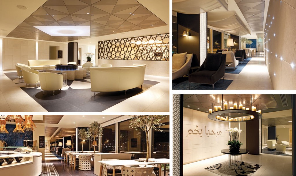 The Qatar Airways Lounge at Heathrow Airport