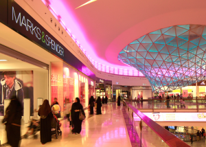 Inside the Mall of Arabia, one of ACCL's shopping centres. Photo via ACCL website.