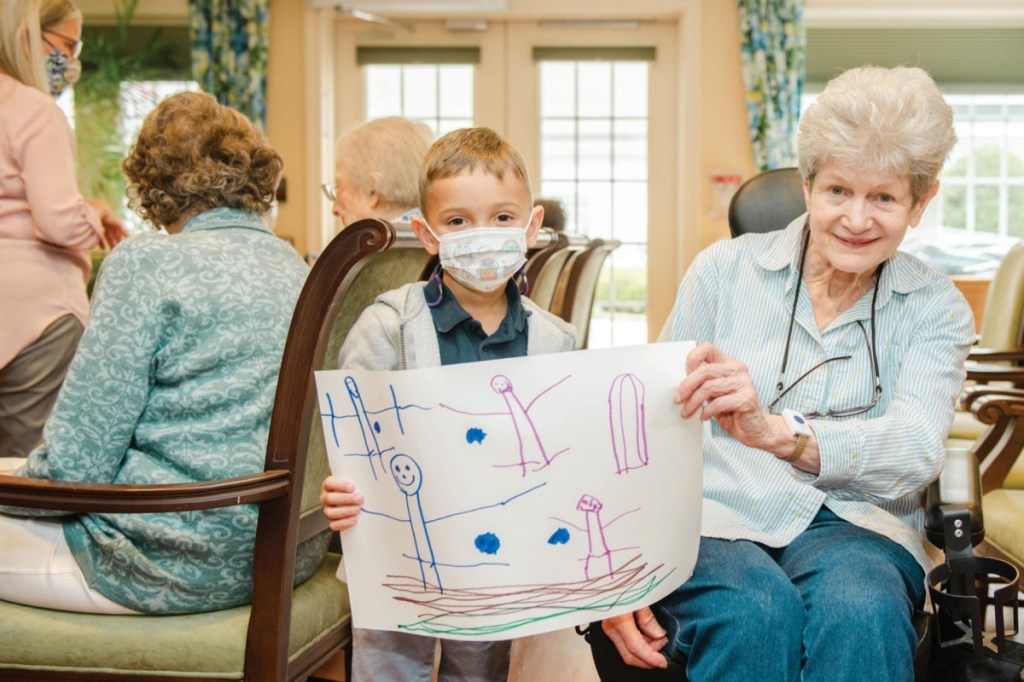 Preschoolers Visit Seniors  