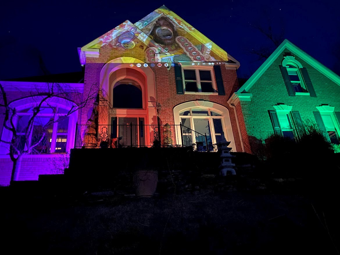 Yardi Gras Mardi Gras house in Georgia House Float