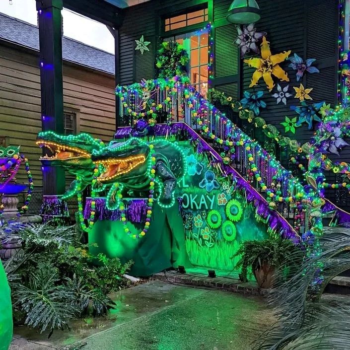 Yardi Gras Mardi Gras house in New Orleans House Float