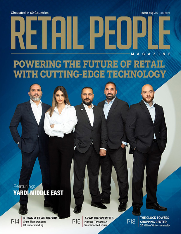 Retail People Magazine - How Yardi is Shaping the Future of Real Estate with Cloud-Based Technology. Pictured: Haitham Hassoun, Yasmin Zakaria, Ali Radwan, Said Haider, Rami Abou Ghanem