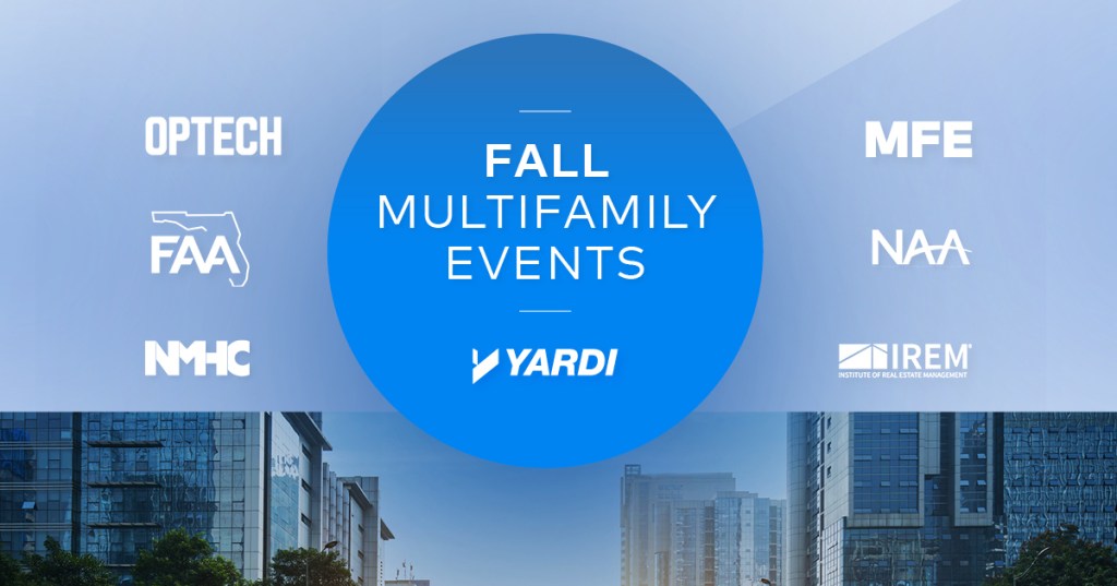 2023 Fall Multifamily Events  