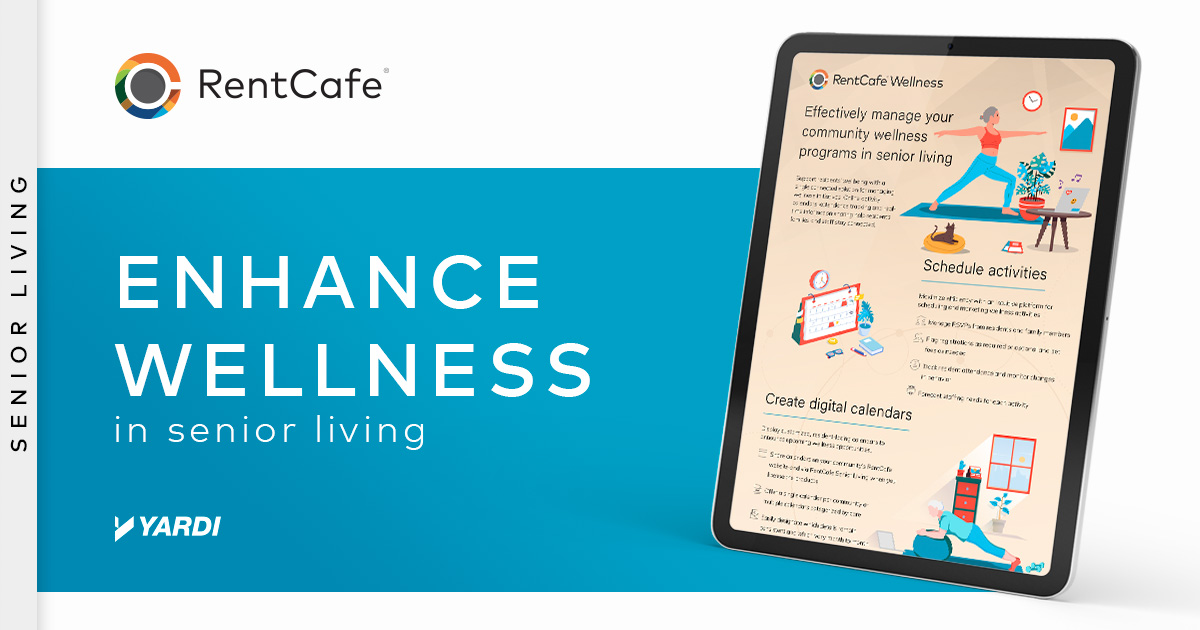 RentCafe Wellness For Senior Living - Yardi Blog
