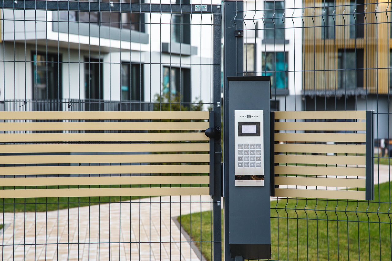 Gate at a residential property