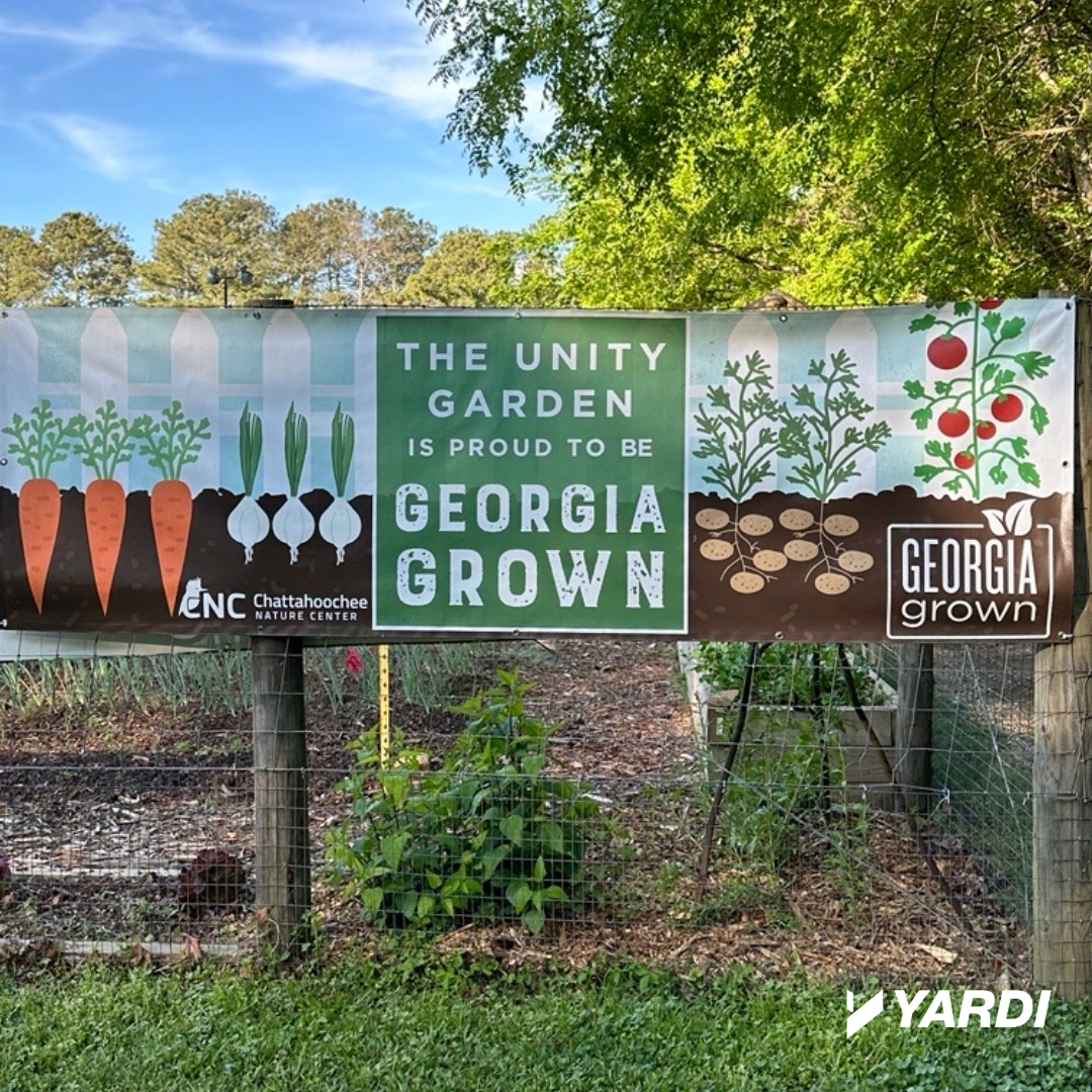 TeamYardi volunteers Atlanta CNC unity garden