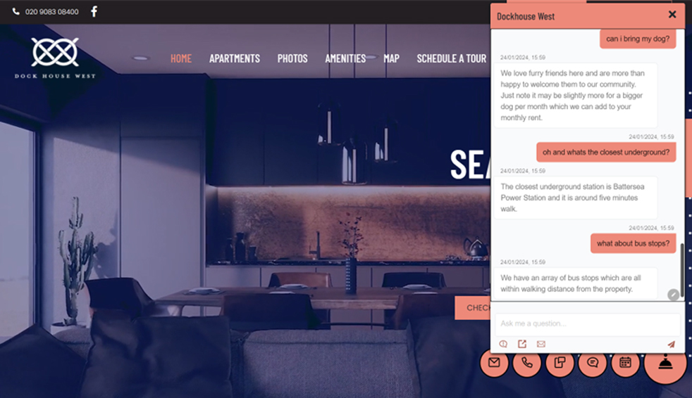 BTR Chat Bot 24/7 availability functionality