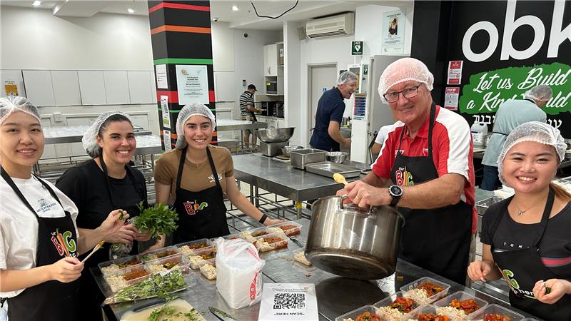 Staff and volunteers at Our Big Kitchen