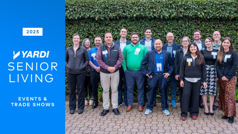 Join Yardi on the Road: Top 5 Senior Living Events Spring 2025