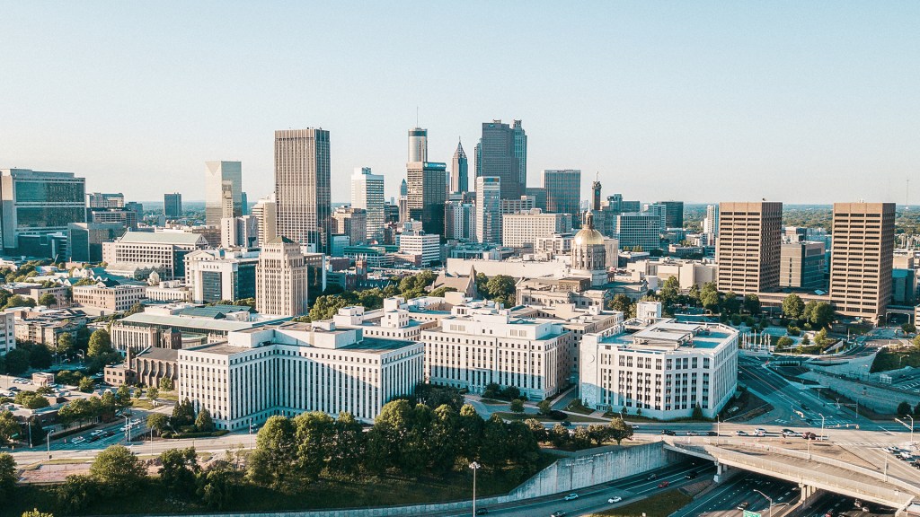 Skyline of a city