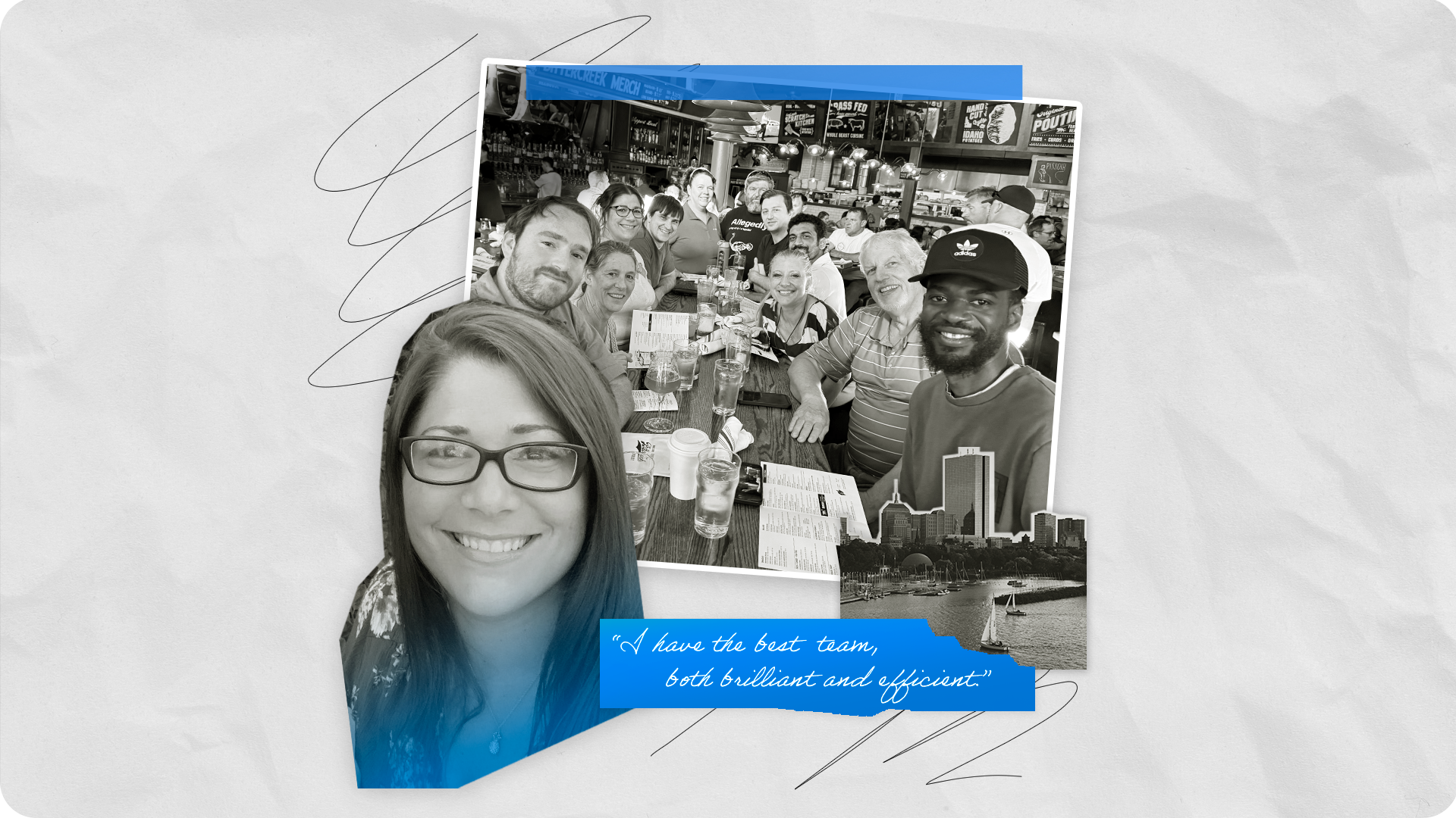 Collage of Ashley Romano