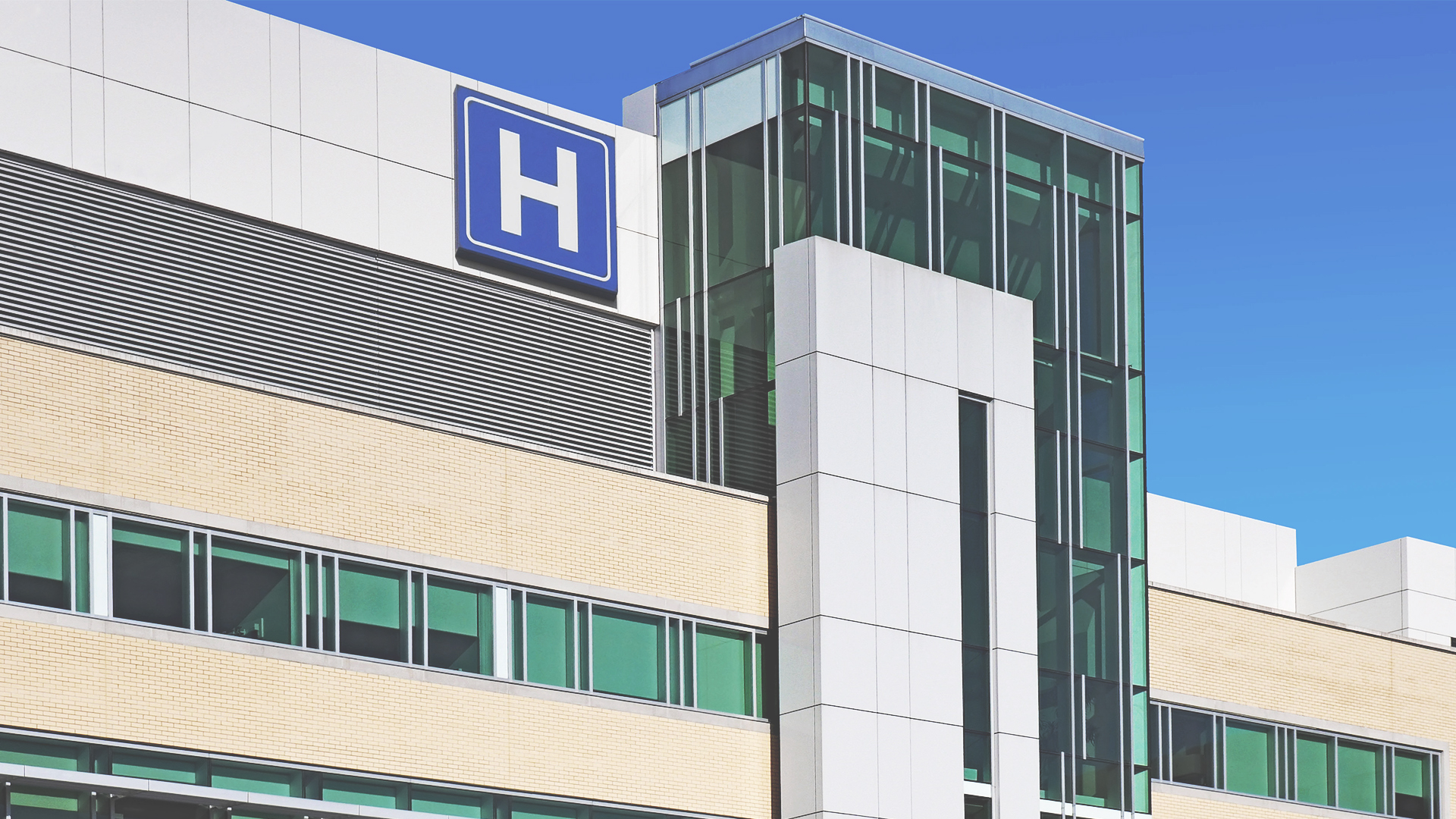 Exterior of hospital building