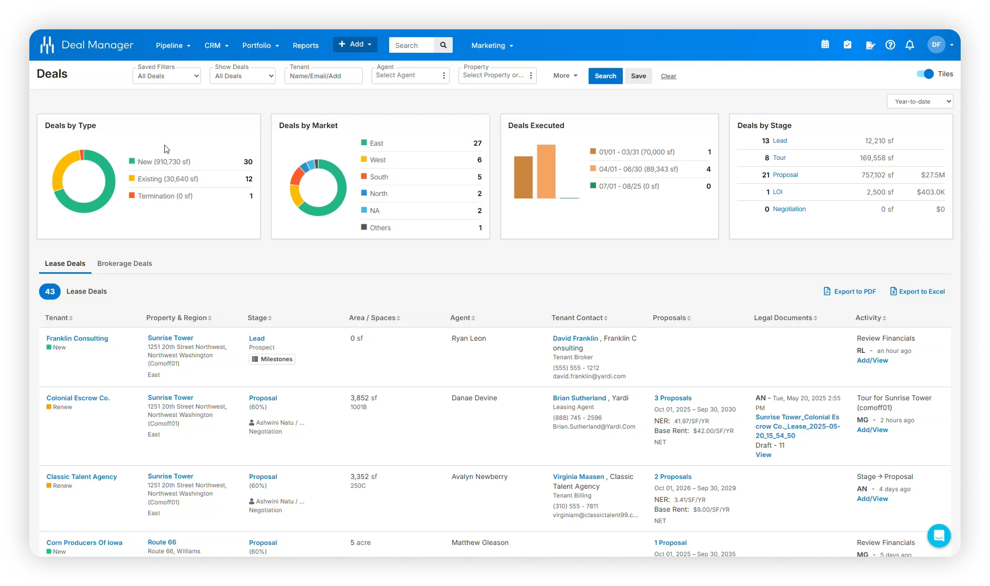 Deal Manager screenshot