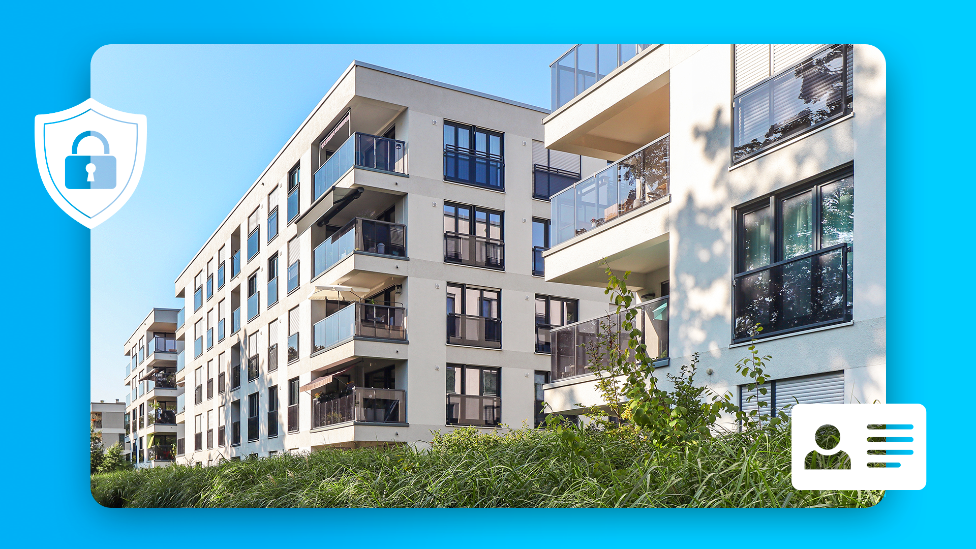 Exterior of multifamily buildings