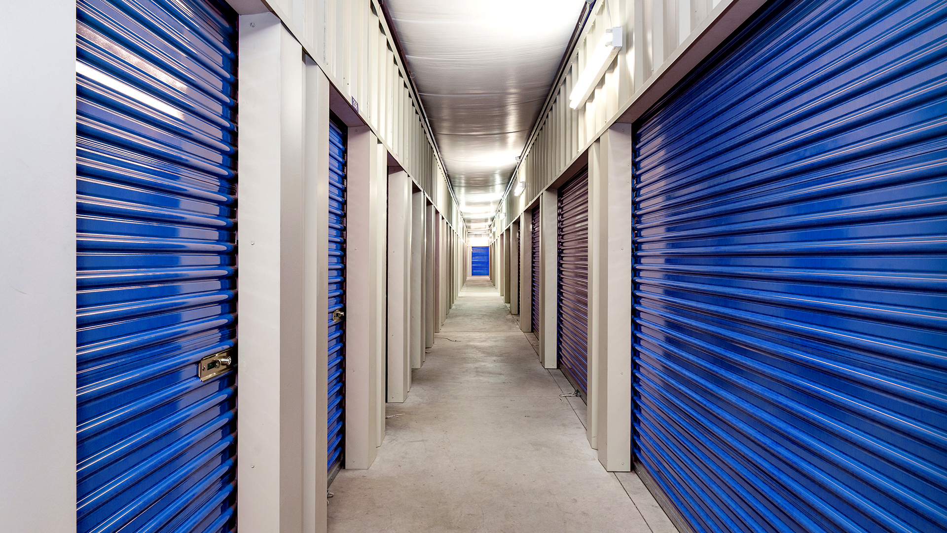 Self storage facility interior