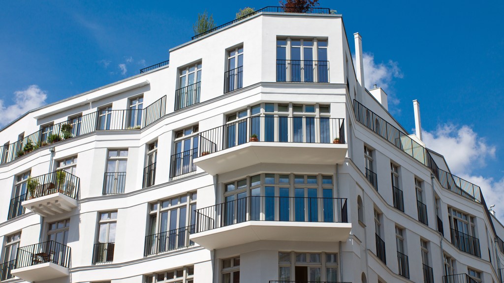 Exterior of multifamily building