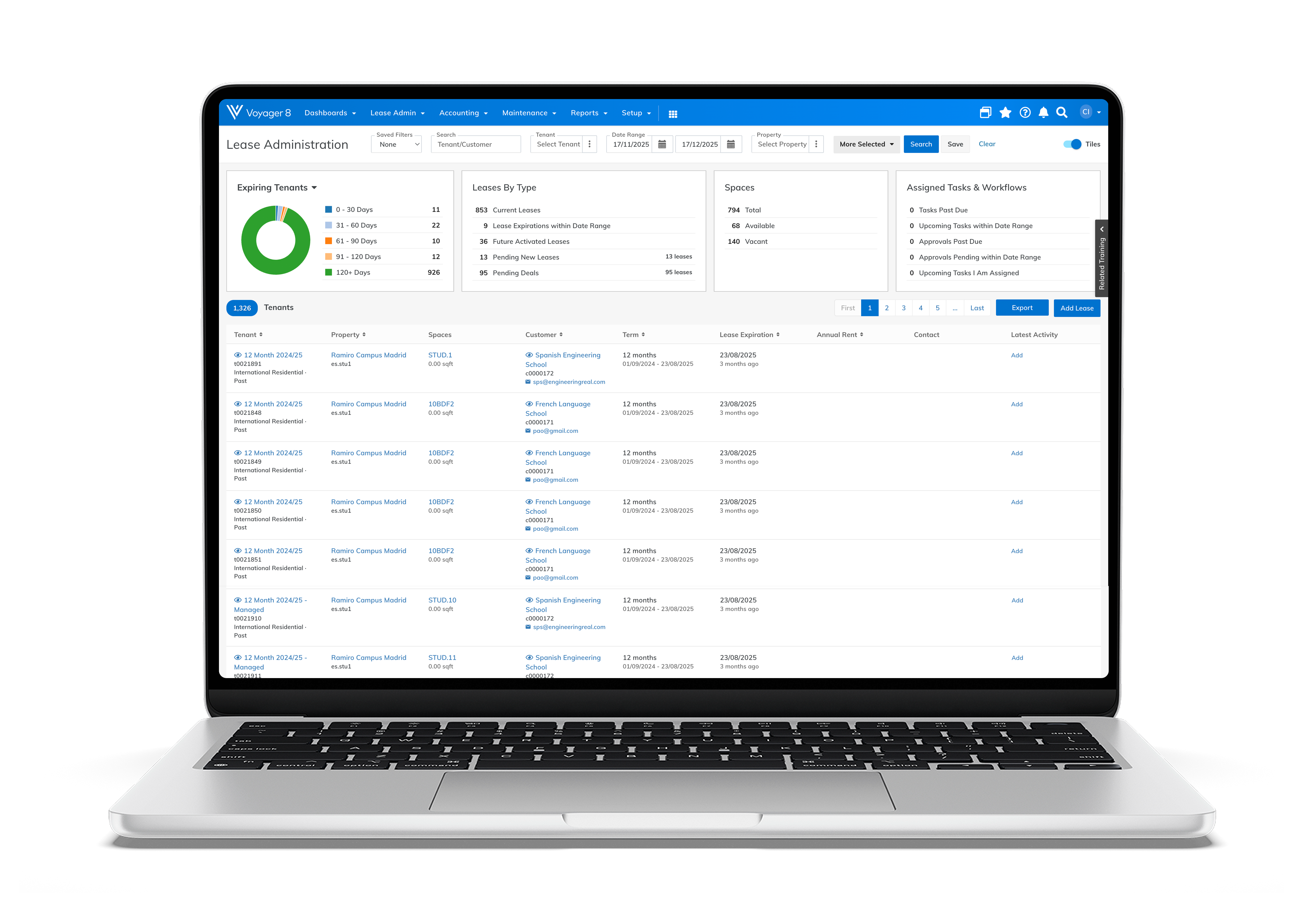 Voyager 8 for CRE: Fast closes, Tight Control & Smart Reporting