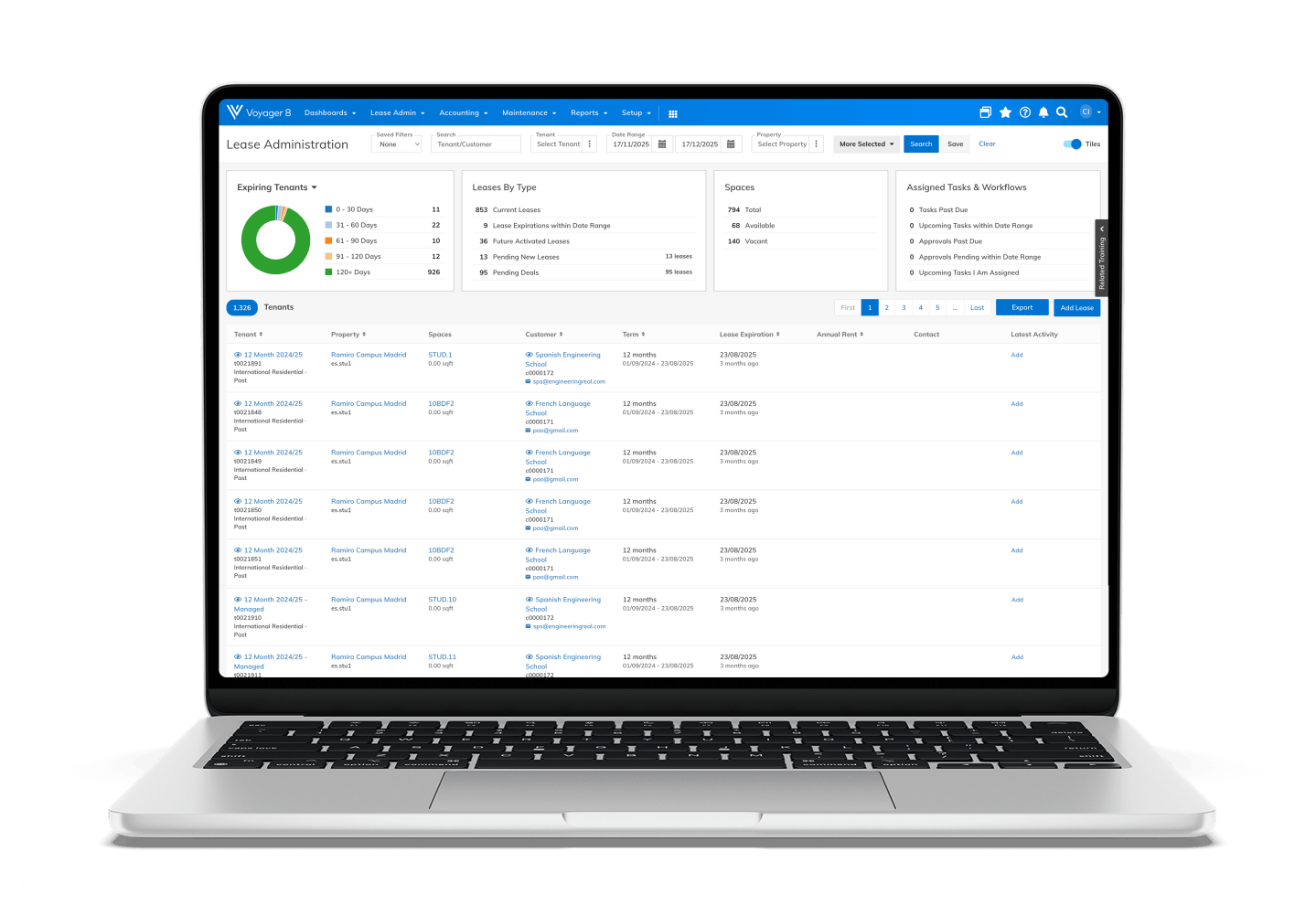 Voyager 8 for CRE: Fast closes, Tight Control & Smart Reporting
