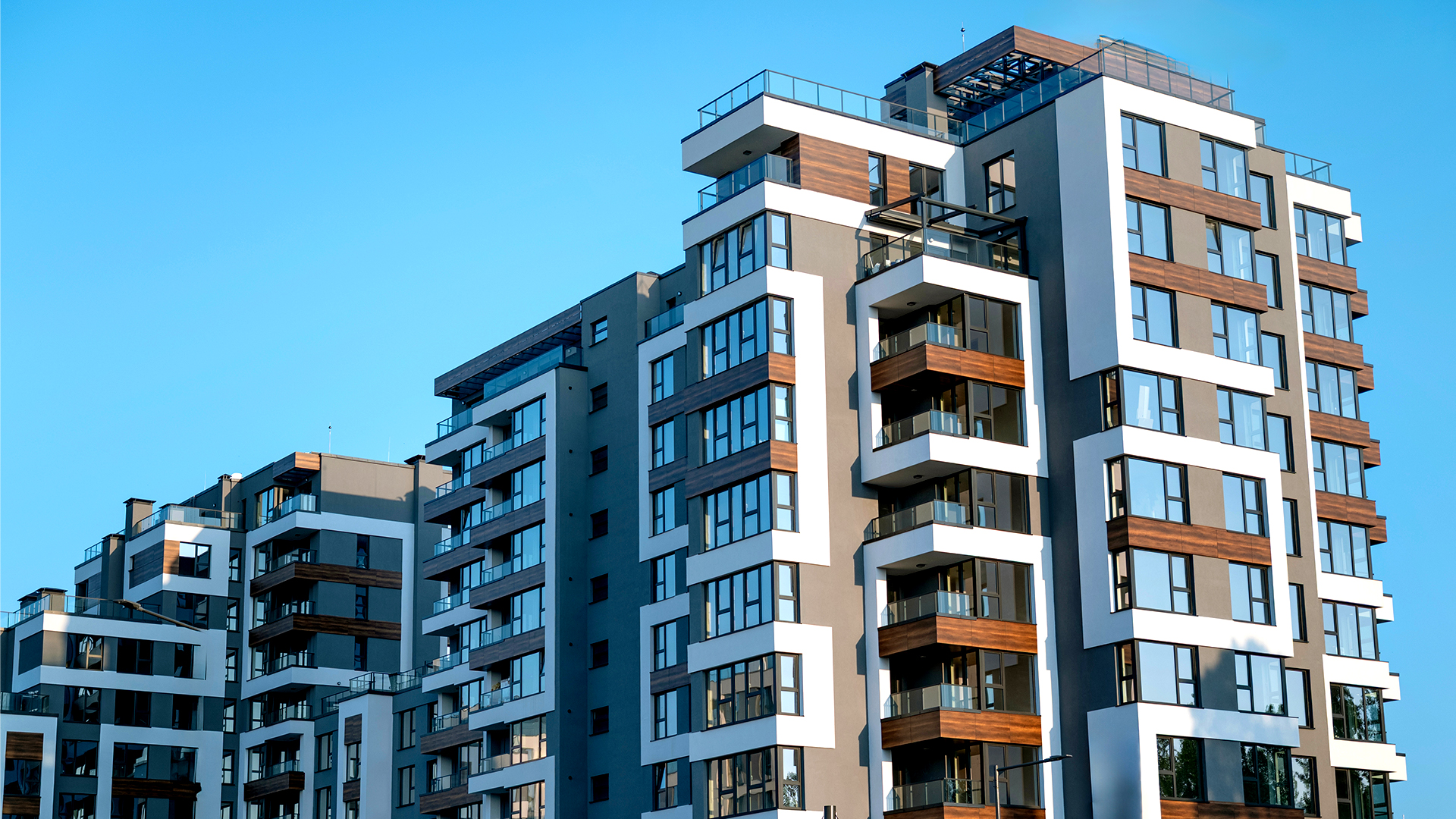 Exterior of multifamily building