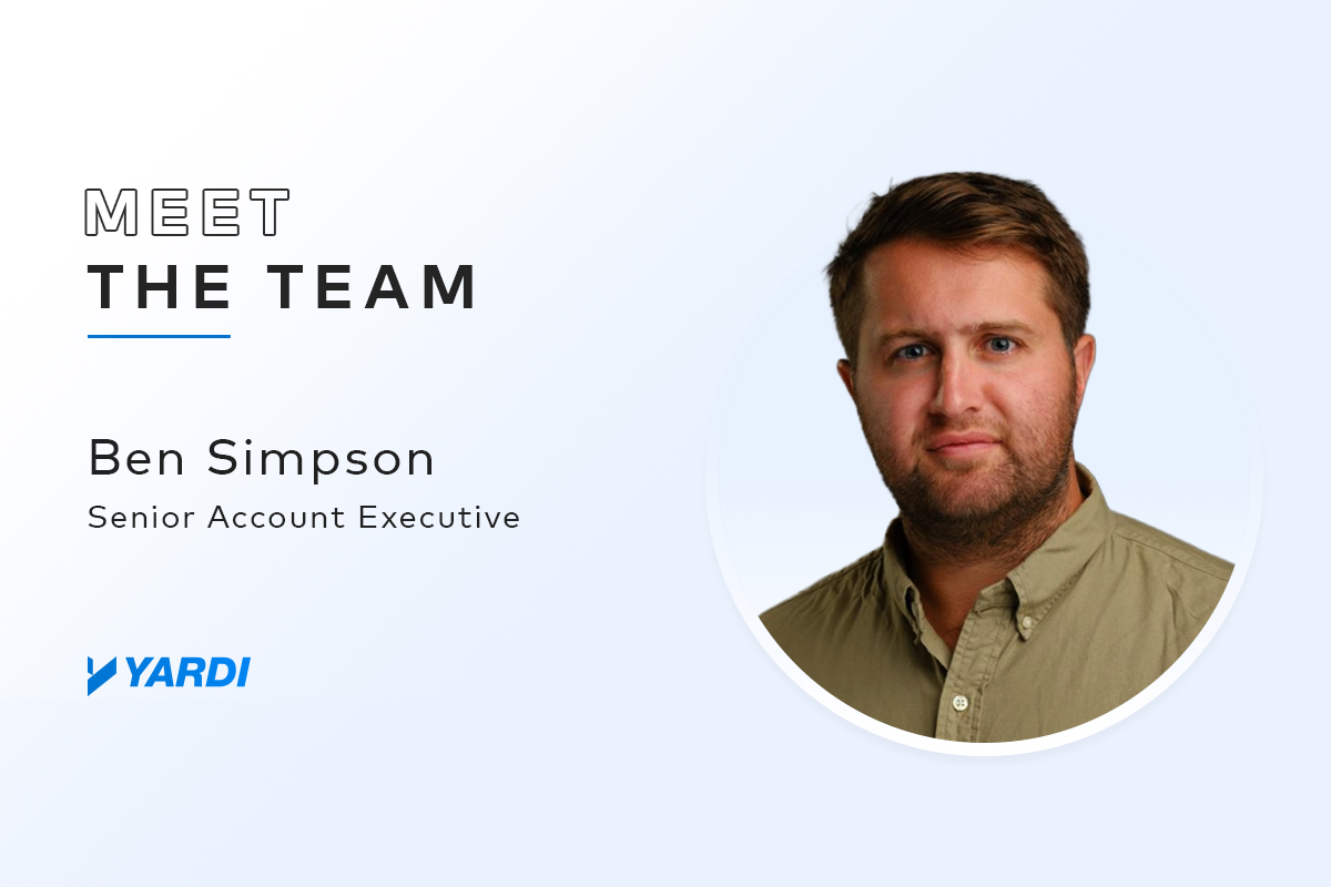 Meet the Yardi team - Ben Simpson