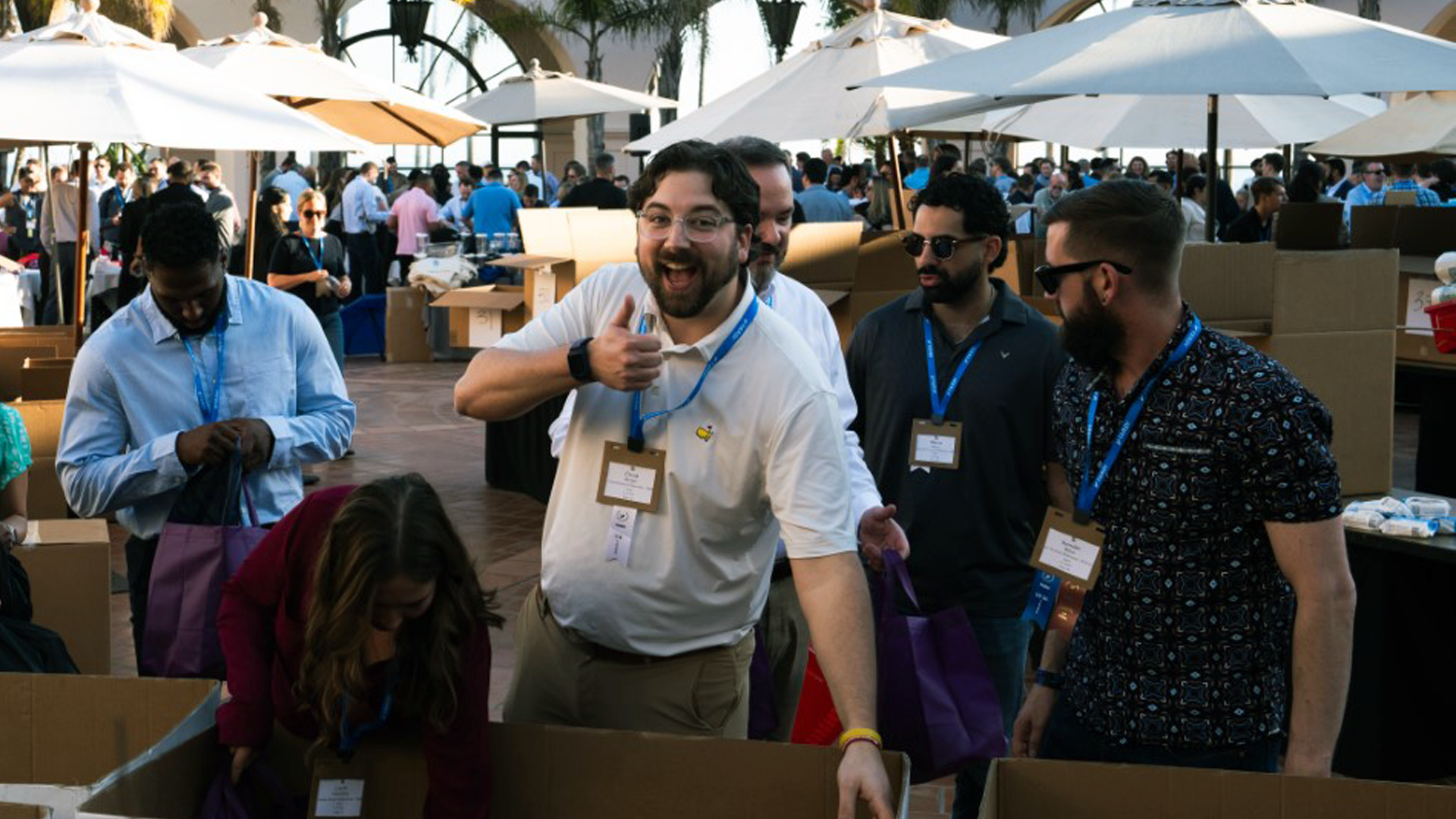 Team Yardi at Sales Conference event