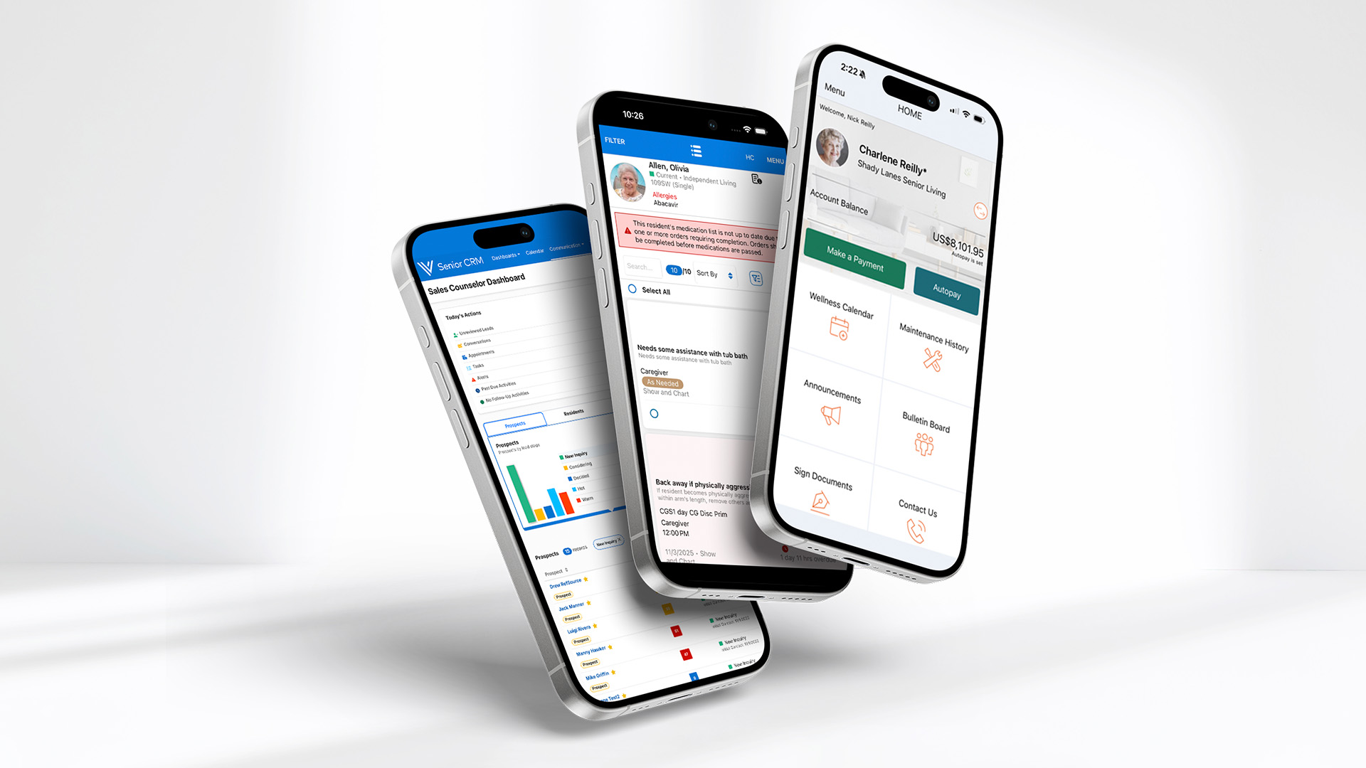 Mobile apps for Yardi Senior Living Suite