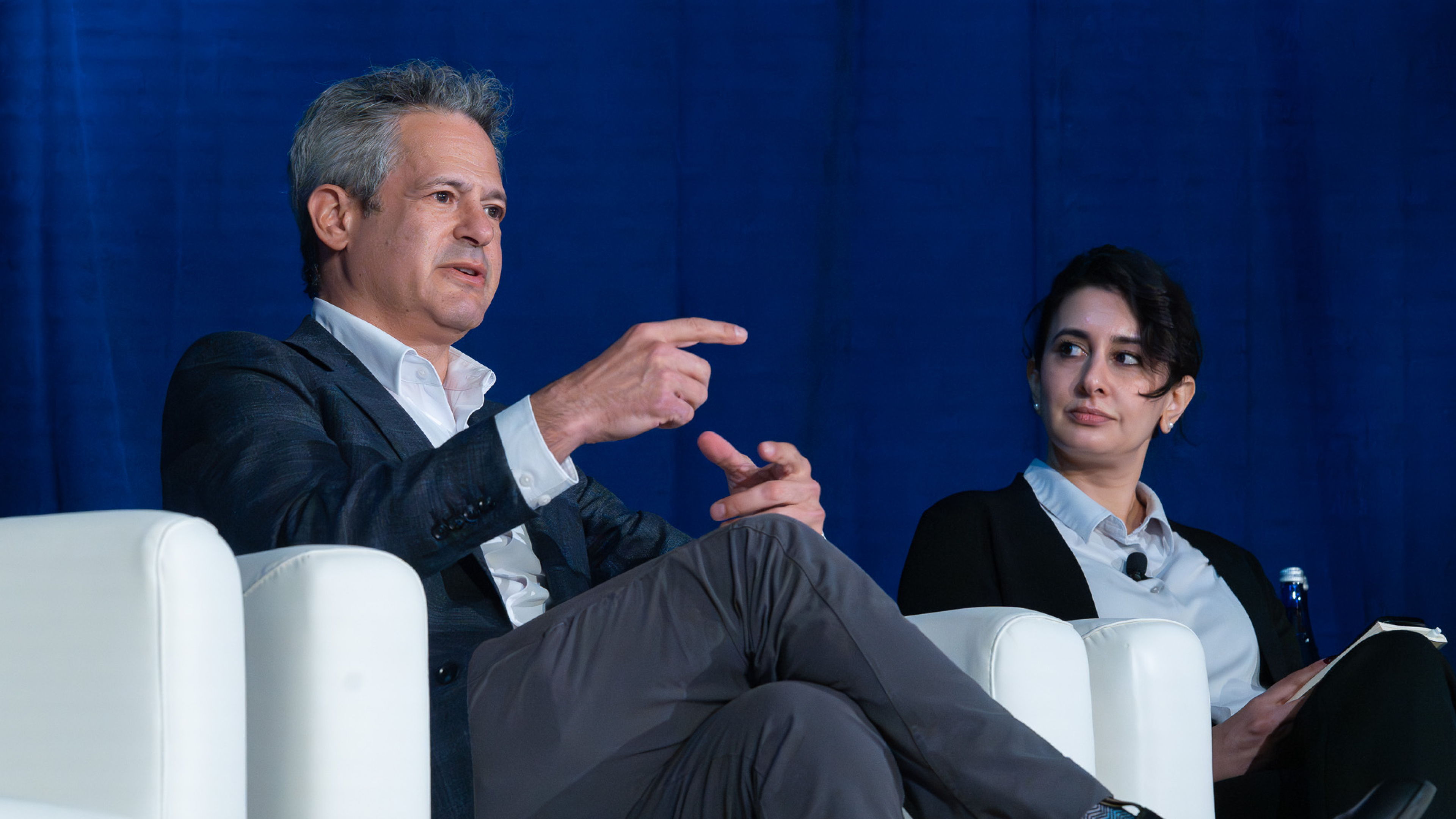 Two speakers at the NY Summit