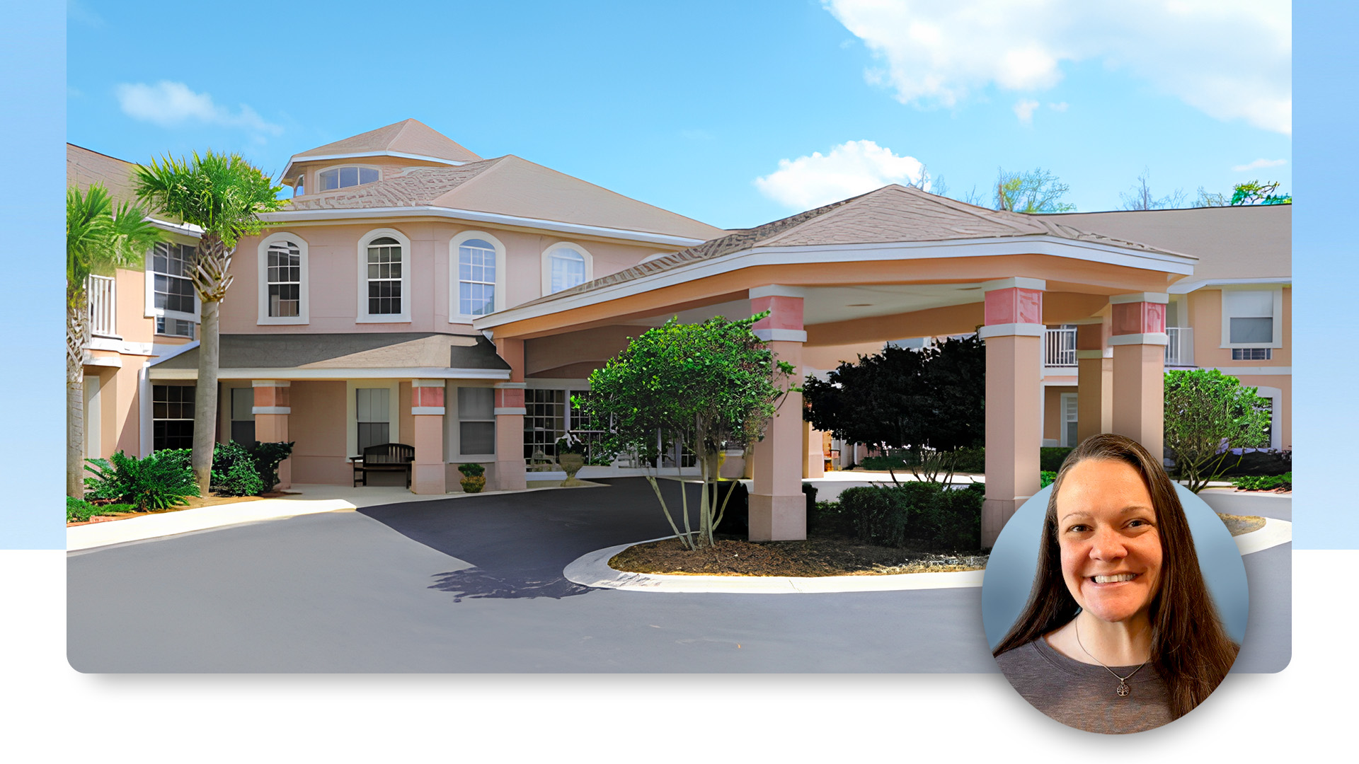 External shot of senior living community