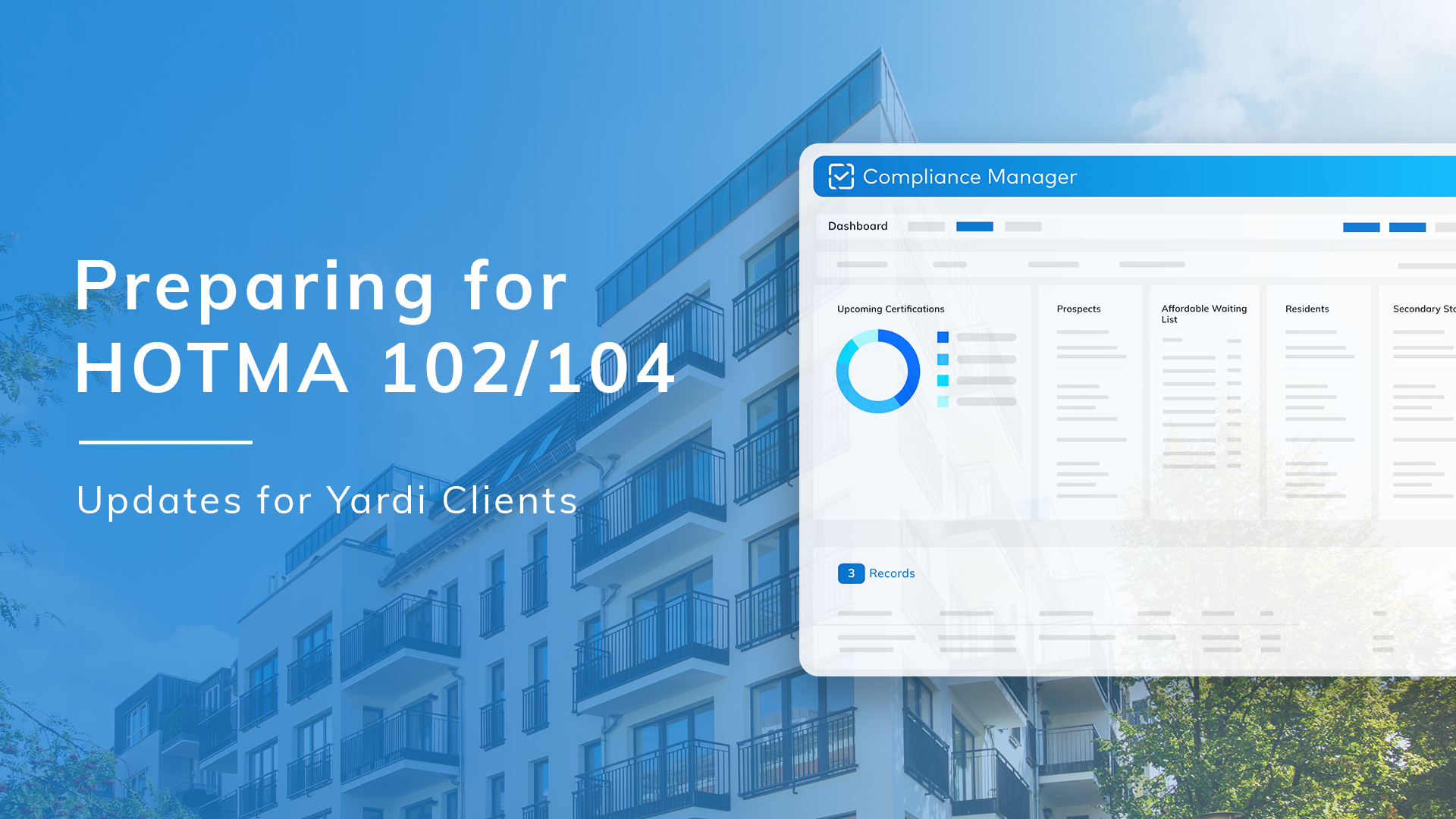 HOTMA 102 and 104 compliance deadline for Yardi clients