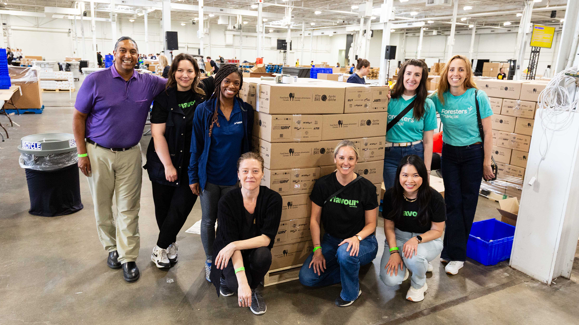 Team Yardi working with Canadian nonprofits to fight food insecurity