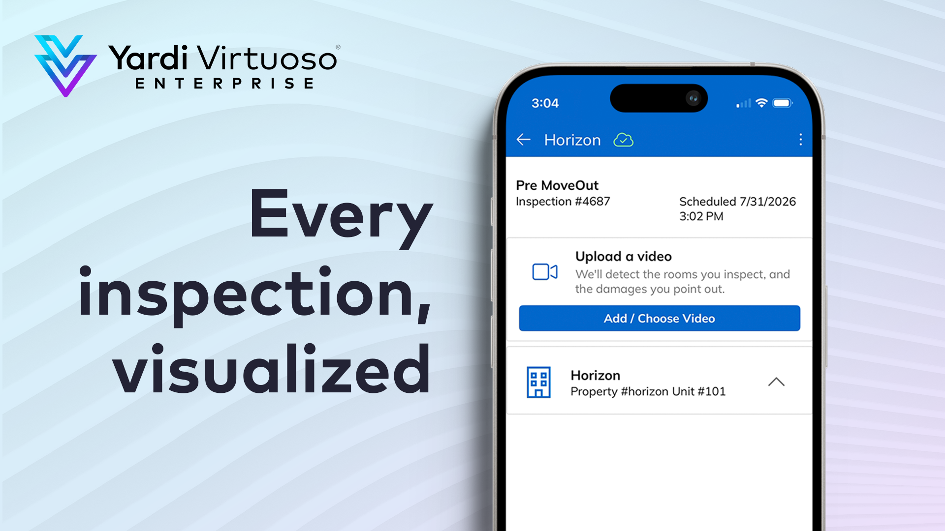 Every inspections, visualized, with AI maintenance inspections in Virtuoso Enterprise
