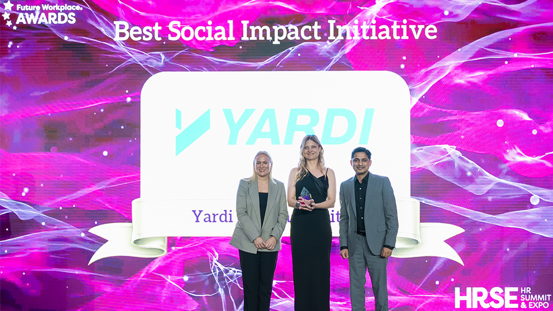 Yardi Wins Best Social Impact Initiative at the Future Workplace Awards 2026