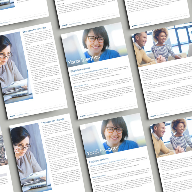 Yardi Insights on Affordable Housing