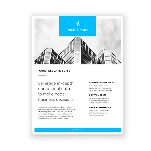 Elevate Suite for Commercial Brochure